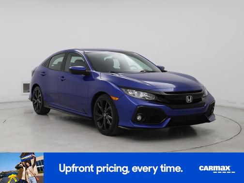 Blue 2018 Honda Civic Sport