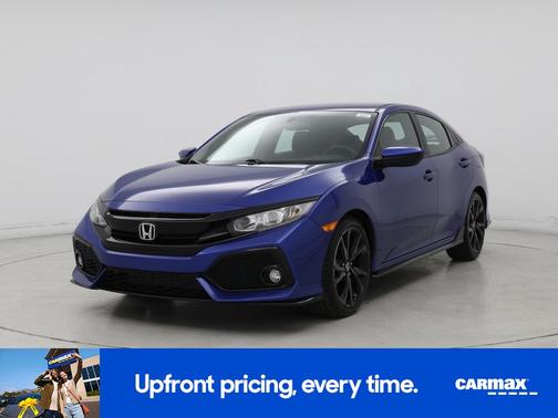 Blue 2018 Honda Civic Sport