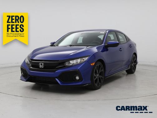 Blue 2018 Honda Civic Sport