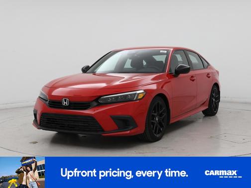 Red 2022 Honda Civic Sport