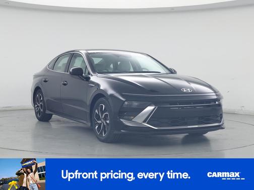 Black 2025 Hyundai SONATA SEL