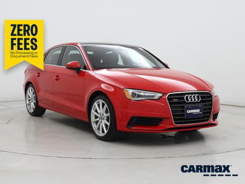 Red 2015 Audi A3 Premium Plus