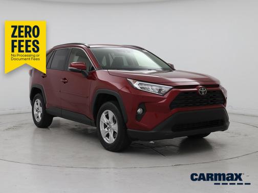 Red 2019 Toyota RAV4 XLE
