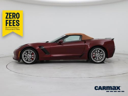 Burgundy 2016 Chevrolet Corvette Z06 3LZ