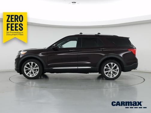 Burgundy 2023 Ford Explorer Platinum