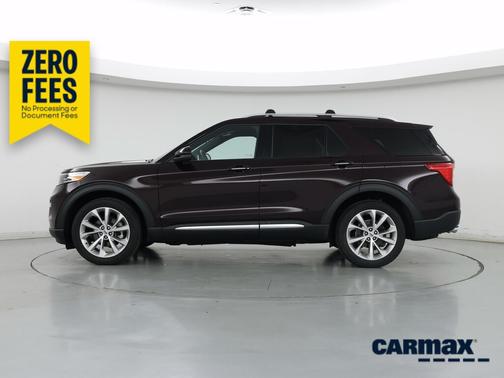 Burgundy 2023 Ford Explorer Platinum