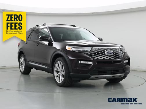 Burgundy 2023 Ford Explorer Platinum