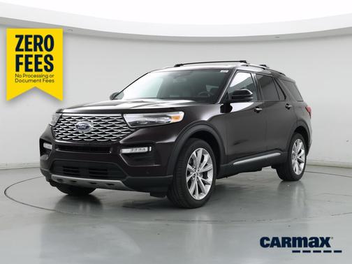 Burgundy 2023 Ford Explorer Platinum