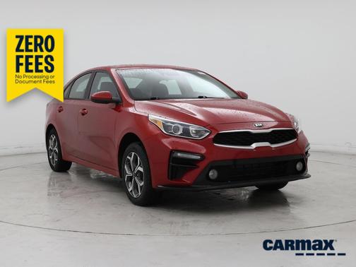 Red 2021 Kia Forte LXS