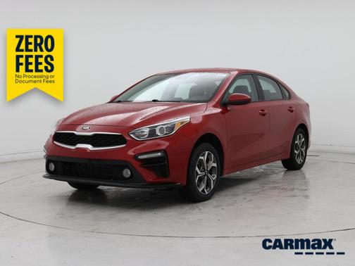 Red 2021 Kia Forte LXS