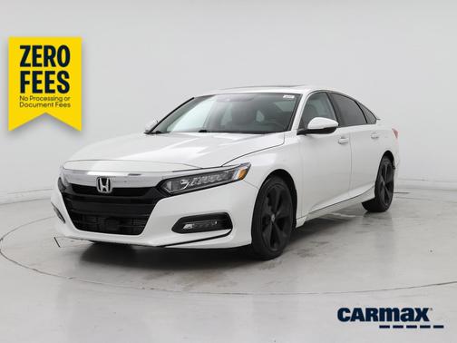 White 2018 Honda Accord EX-L