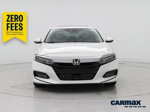 White 2018 Honda Accord EX-L