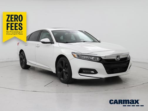 White 2018 Honda Accord EX-L