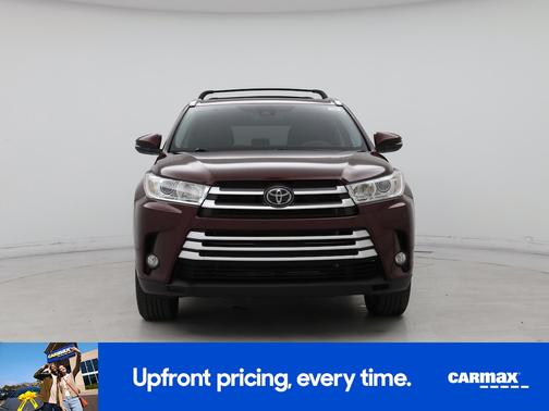 Burgundy 2019 Toyota Highlander XLE