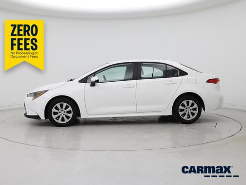 White 2023 Toyota Corolla LE