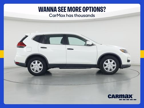 White 2017 Nissan Rogue S