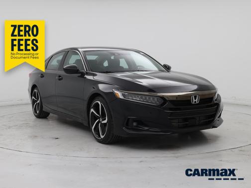 Black 2022 Honda Accord Sport SE