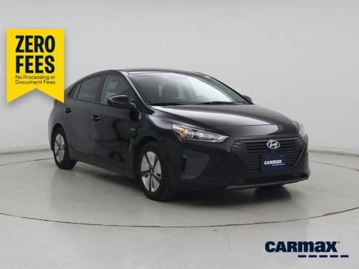 Black 2018 Hyundai IONIQ Hybrid Blue