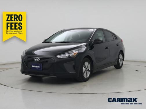 Black 2018 Hyundai IONIQ Hybrid Blue