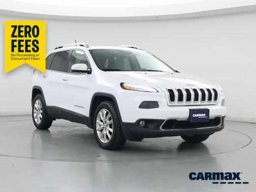 White 2016 Jeep Cherokee Limited