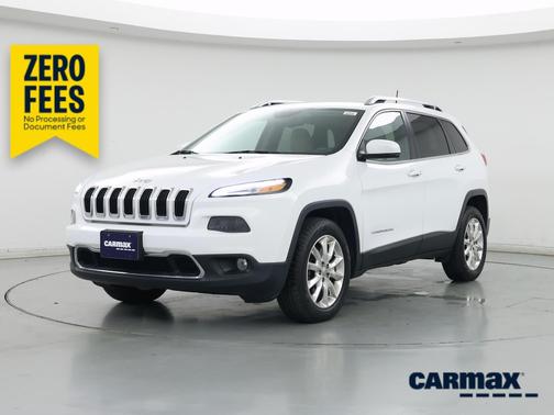 White 2016 Jeep Cherokee Limited