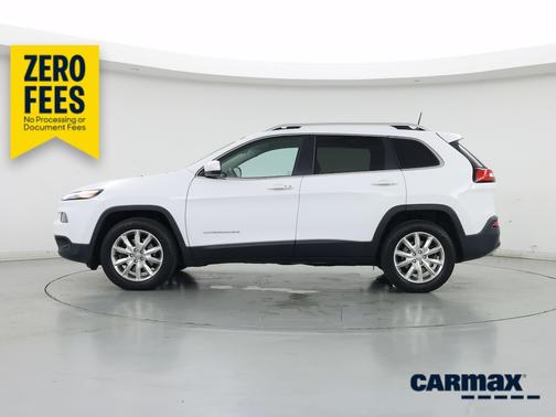 White 2016 Jeep Cherokee Limited