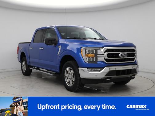 Blue 2021 Ford F-150 XLT