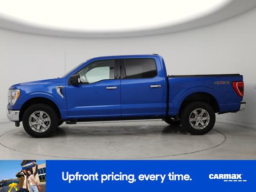 Blue 2021 Ford F-150 XLT