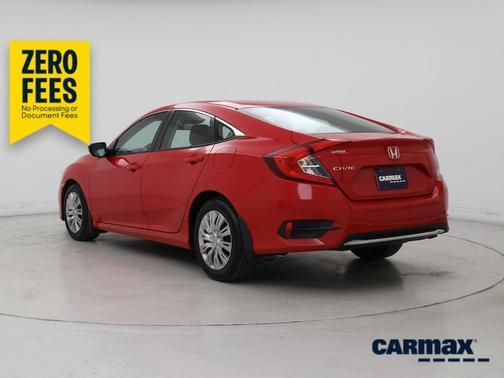 Red 2021 Honda Civic LX