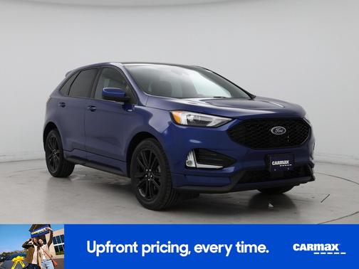 Blue 2021 Ford Edge ST-Line