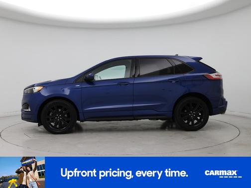 Blue 2021 Ford Edge ST-Line