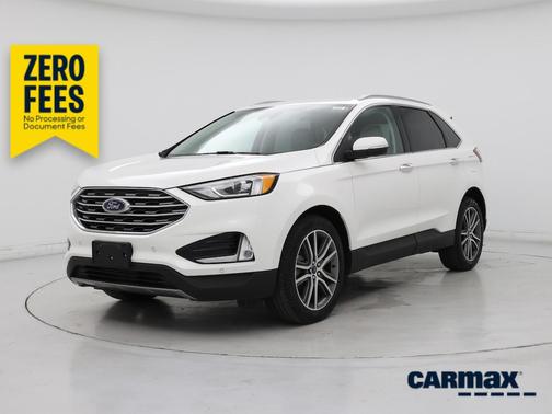 White 2021 Ford Edge Titanium