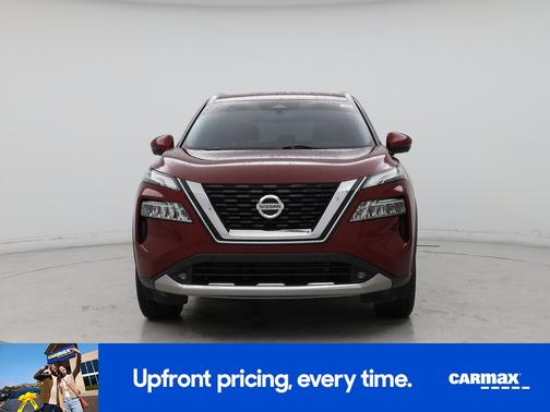 Red 2021 Nissan Rogue Platinum