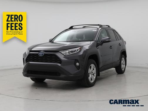 Gray 2021 Toyota RAV4 Hybrid XLE
