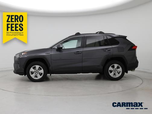 Gray 2021 Toyota RAV4 Hybrid XLE