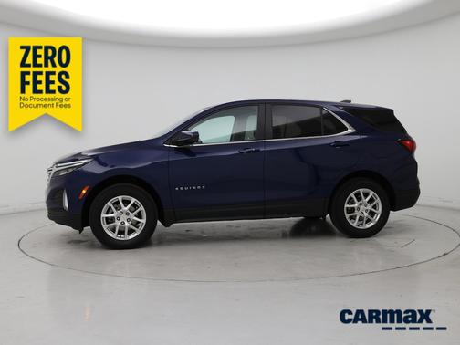 Blue 2022 Chevrolet Equinox LT