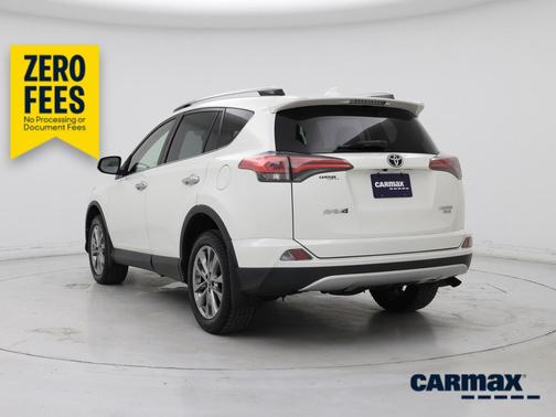 White 2018 Toyota RAV4 Limited