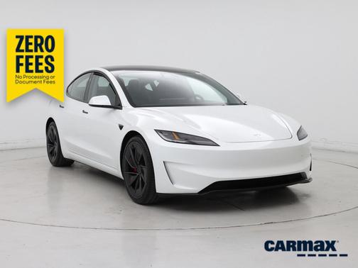 White 2025 Tesla Model 3 Performance