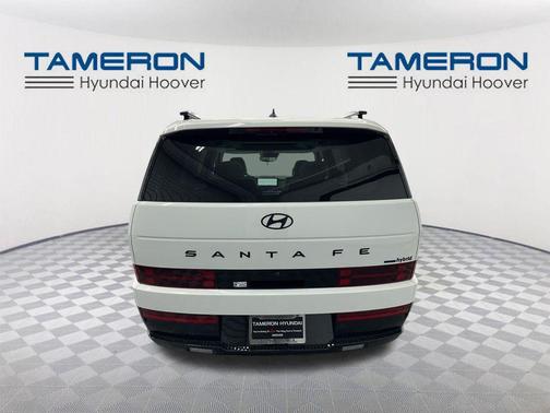 Serenity White 2026 Hyundai SANTA FE HEV Calligraphy