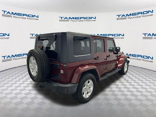Red Rock Crystal Pearlcoat/Black Soft Top 2007 Jeep Wrangler Unlimited Sahara