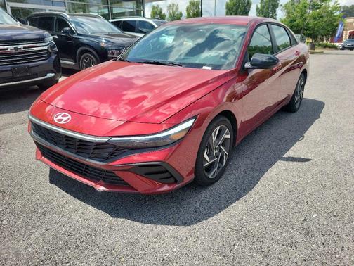 Ultimate Red 2025 Hyundai ELANTRA HEV SEL Sport