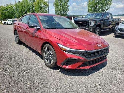 Ultimate Red 2025 Hyundai ELANTRA HEV SEL Sport