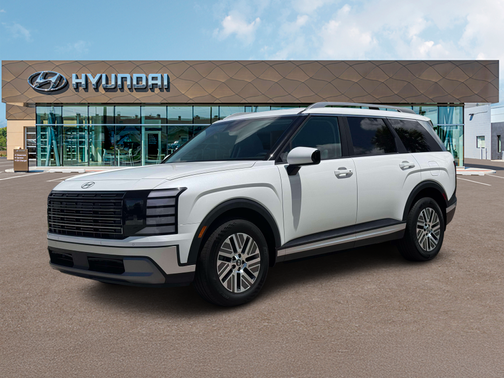 Creamy White Pearl 2027 Hyundai Palisade Hybrid Blue SEL 7P