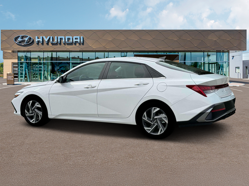Serenity White 2025 Hyundai ELANTRA SEL