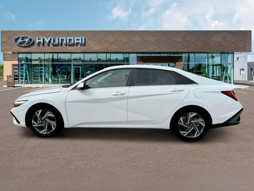 Serenity White 2025 Hyundai ELANTRA SEL