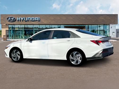 Serenity White 2025 Hyundai ELANTRA Sport