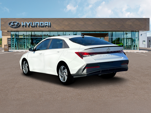 Serenity White 2025 Hyundai ELANTRA Sport
