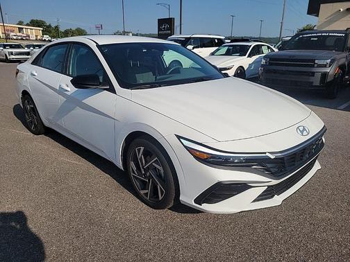 Serenity White 2025 Hyundai ELANTRA Sport