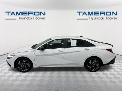 Serenity White 2025 Hyundai ELANTRA Sport