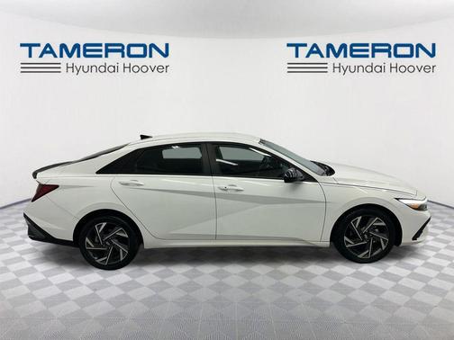 Serenity White 2025 Hyundai ELANTRA Sport